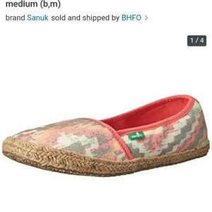 Sanuk Canvas Flats